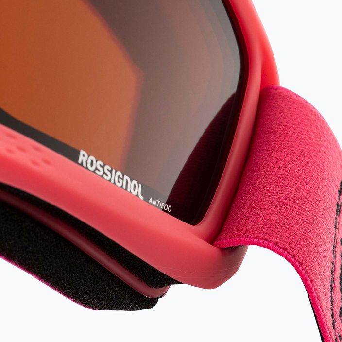 Ochelari de schi pentru copii Rossignol Raffish roz/portocaliu pentru copii 4