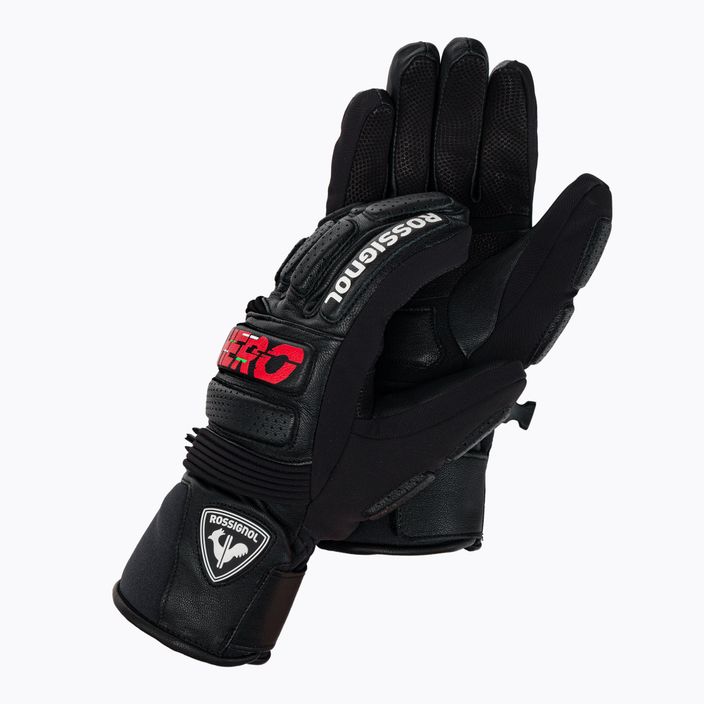 Mănuși de schi pentru bărbați Rossignol Wc Expert Lth Impr G black