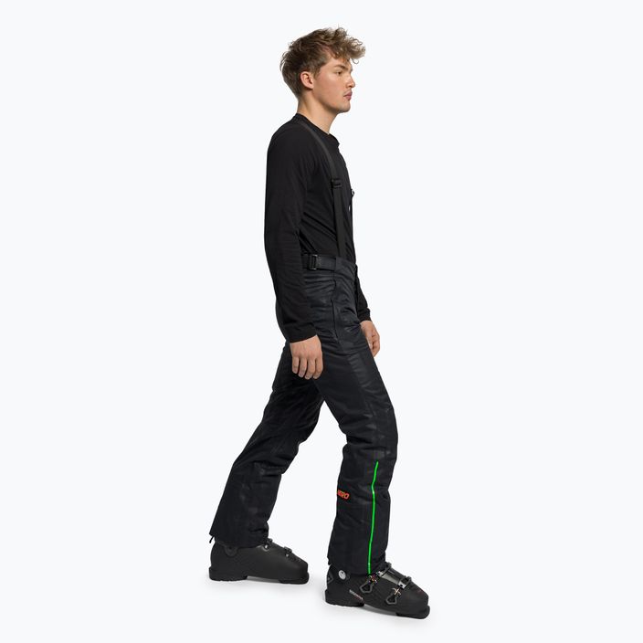 Pantaloni de schi pentru bărbați Rossignol Hero Ski black/green 2