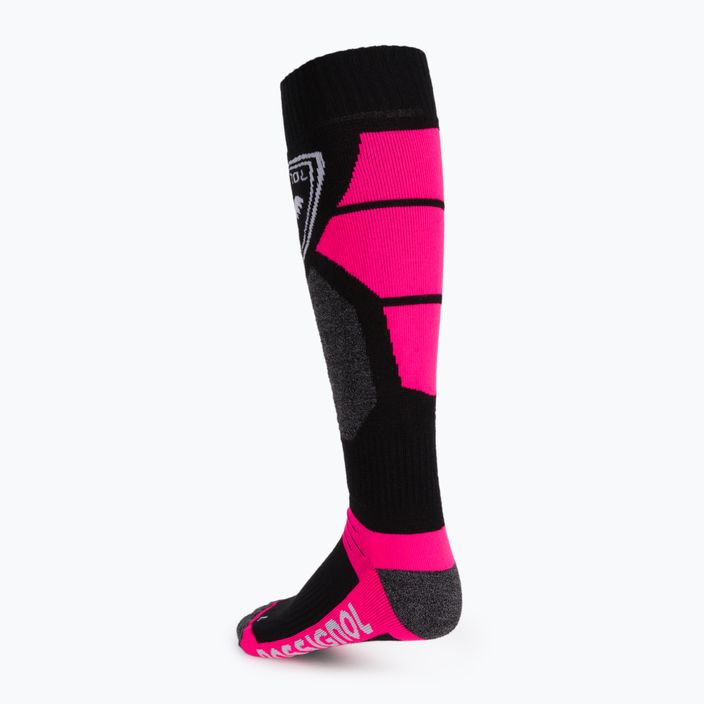 Șosete de schi pentru femei Rossignol L3 W Premium Wool fluo pink 2