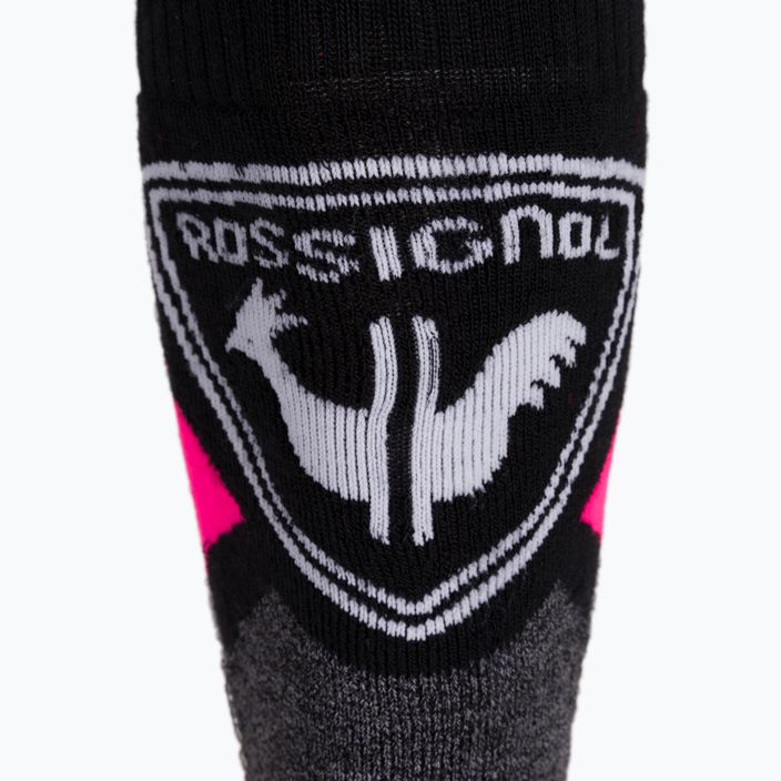 Șosete de schi pentru femei Rossignol L3 W Premium Wool fluo pink 4