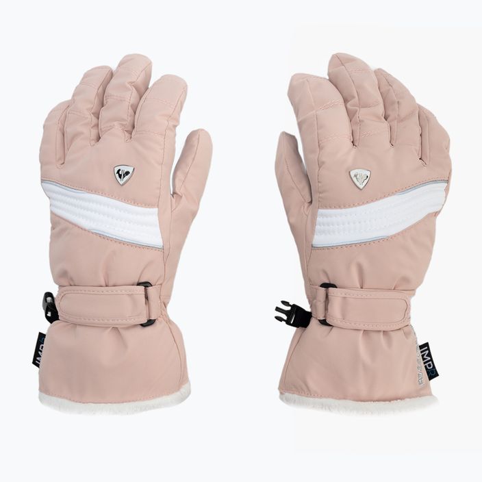 Mănuși de schi pentru femei Rossignol Saphir Impr G pink 3
