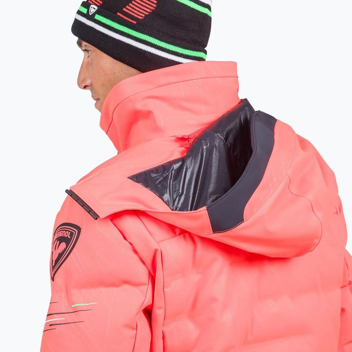 Jachetă de schi Rossignol Hero Depart roșu neon pentru bărbați Rossignol Hero Depart 8
