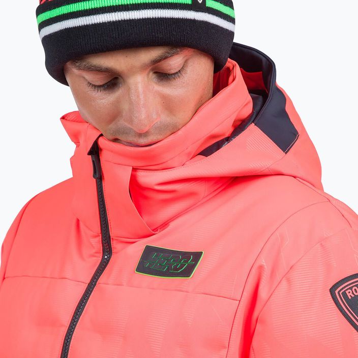 Jachetă de schi Rossignol Hero Depart roșu neon pentru bărbați Rossignol Hero Depart 12