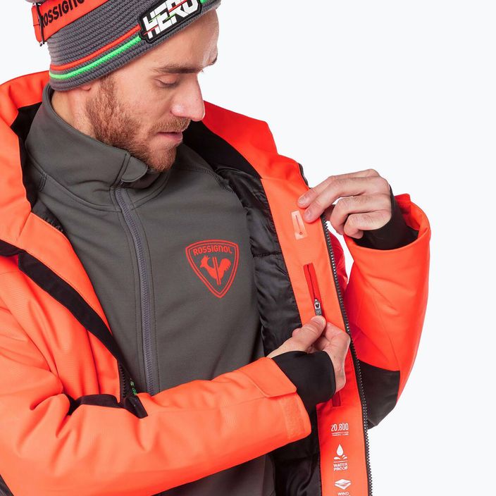 Rossignol Hero All Speed jachetă de schi pentru bărbați Rossignol Hero All Speed roșu neon 9
