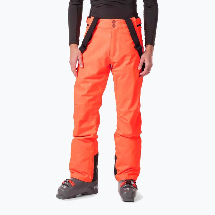Pantaloni de schi Rossignol Hero pentru bărbați Rossignol Hero roșu neon
