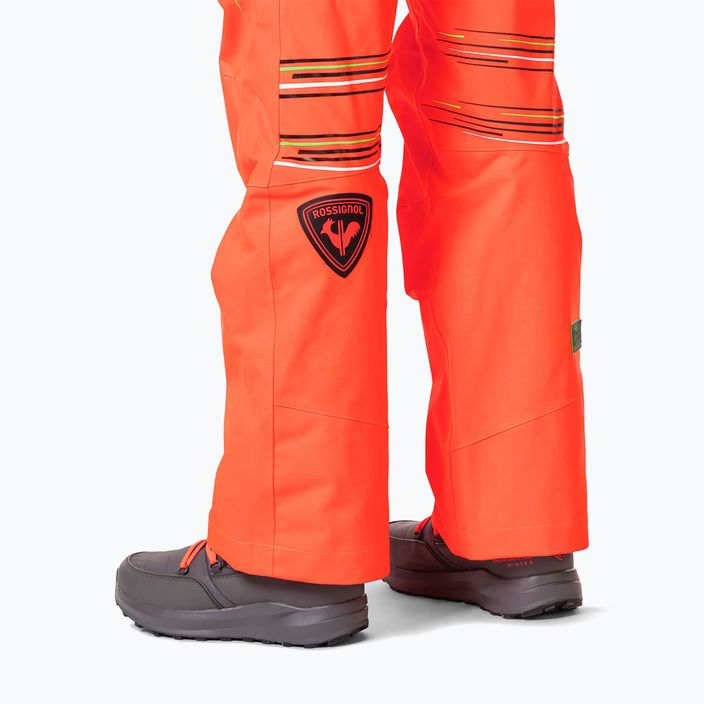 Pantaloni de schi Rossignol Hero pentru bărbați Rossignol Hero roșu neon 8