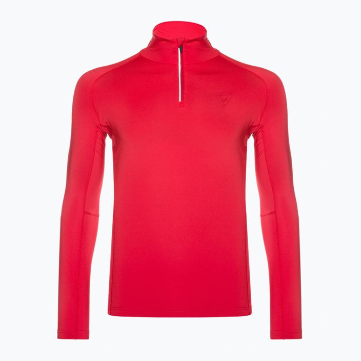 Bărbați Rossignol Classique Classique 1/2 Zip sport roșu termic pulover sport roșu 6