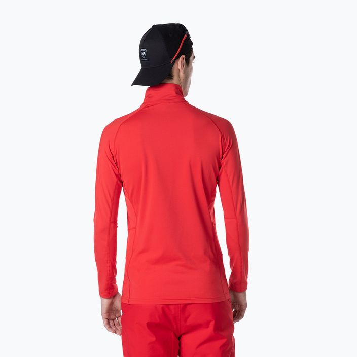 Bărbați Rossignol Classique Classique 1/2 Zip sport roșu termic pulover sport roșu 2