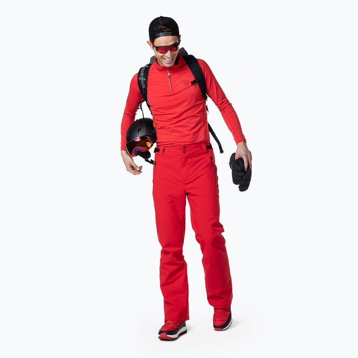 Bărbați Rossignol Classique Classique 1/2 Zip sport roșu termic pulover sport roșu 4