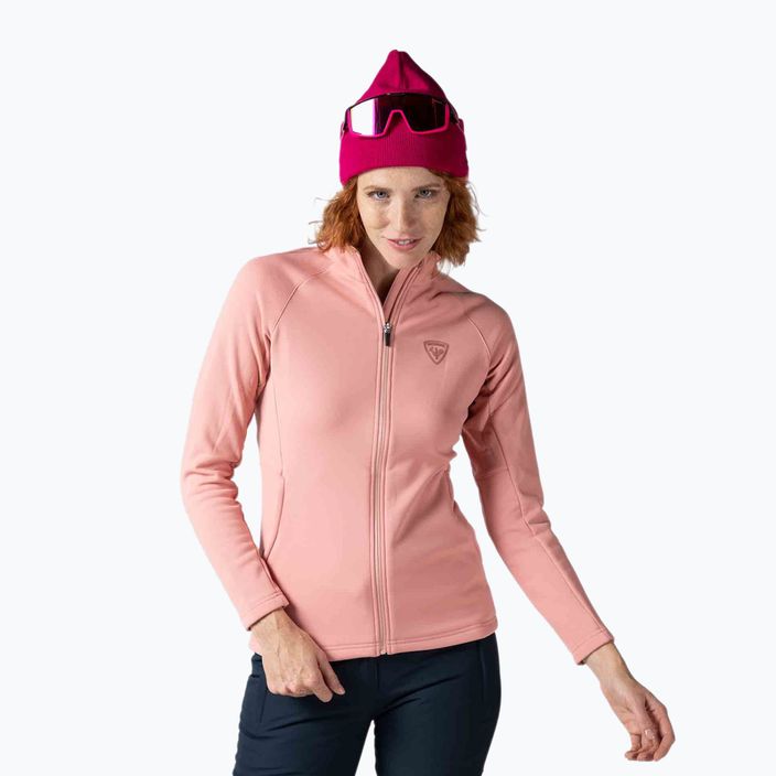 Bluză de schi Rossignol Classique Clim pentru femei, roz cooper roz