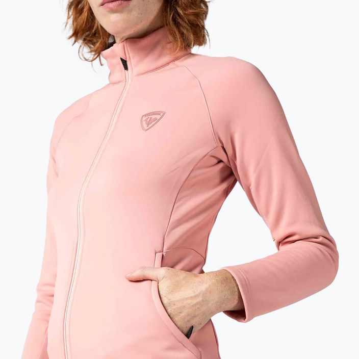 Bluză de schi Rossignol Classique Clim pentru femei, roz cooper roz 6