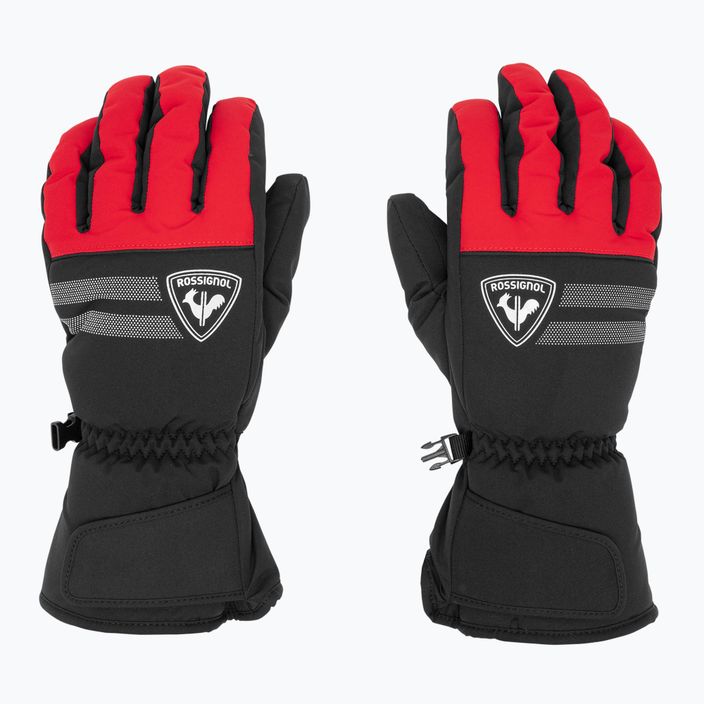 Rossignol mănuși de schi pentru bărbați Perf sports roșu 3