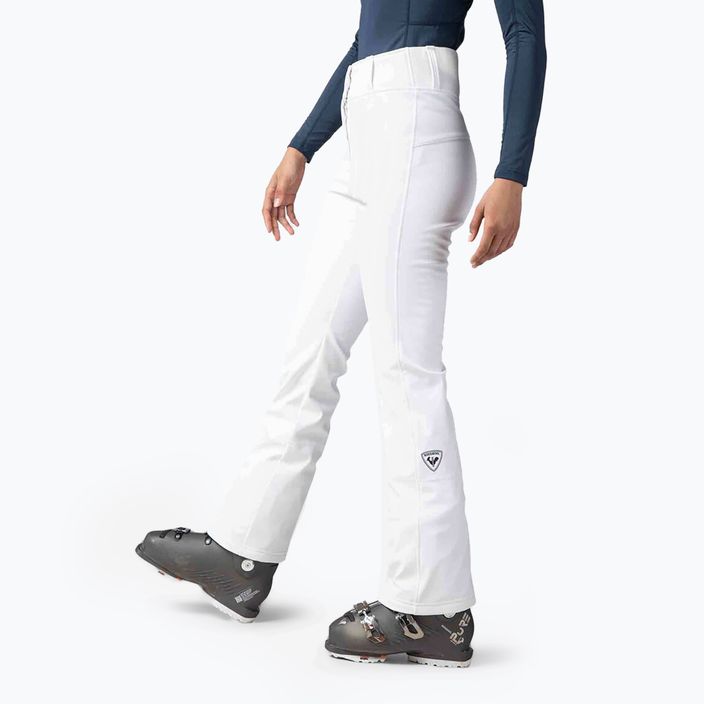Pantaloni de schi Rossignol Ski Softshell pentru femei, alb 3