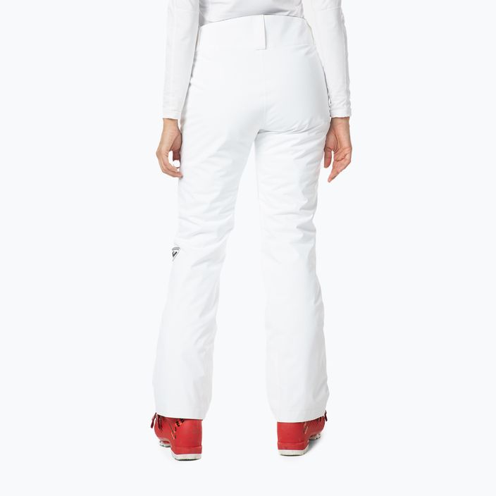 Pantaloni de schi pentru femei Rossignol Staci alb 2