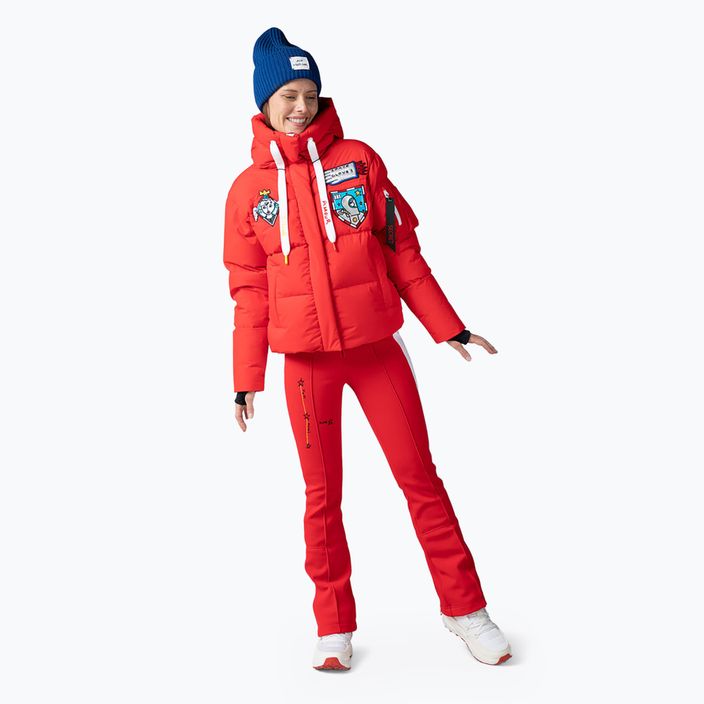 Jachetă de schi pentru femei Rossignol Modul Down Bomber roșu 2