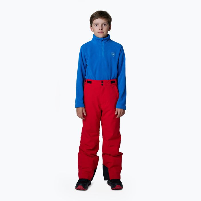 Rossignol Boy Ski sporturi de schi roșu pentru copii pantaloni de schi pentru copii 2