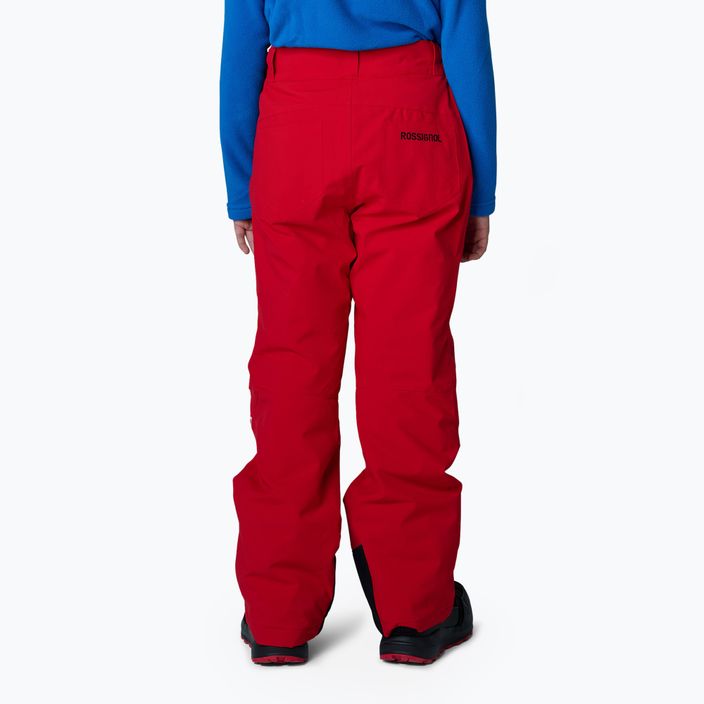 Rossignol Boy Ski sporturi de schi roșu pentru copii pantaloni de schi pentru copii 3