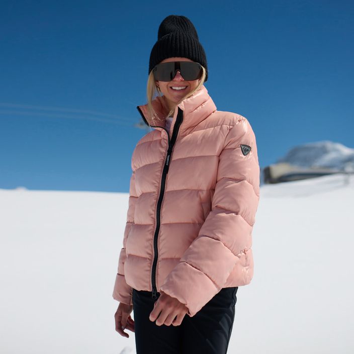 Rossignol Shiny Bomber jachetă de damă roz pastelat pentru femei 16