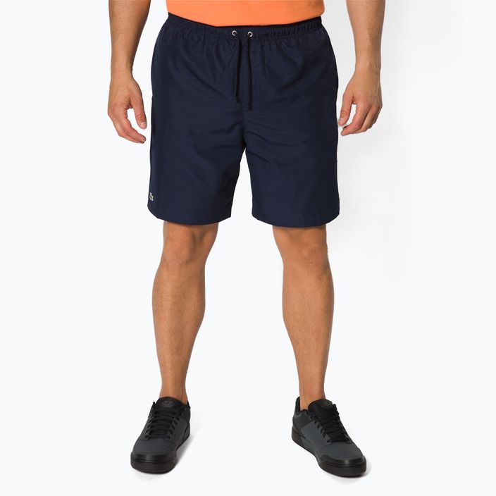 Pantaloni scurți de tenis pentru bărbați Lacoste GH353T 166 albastru marin