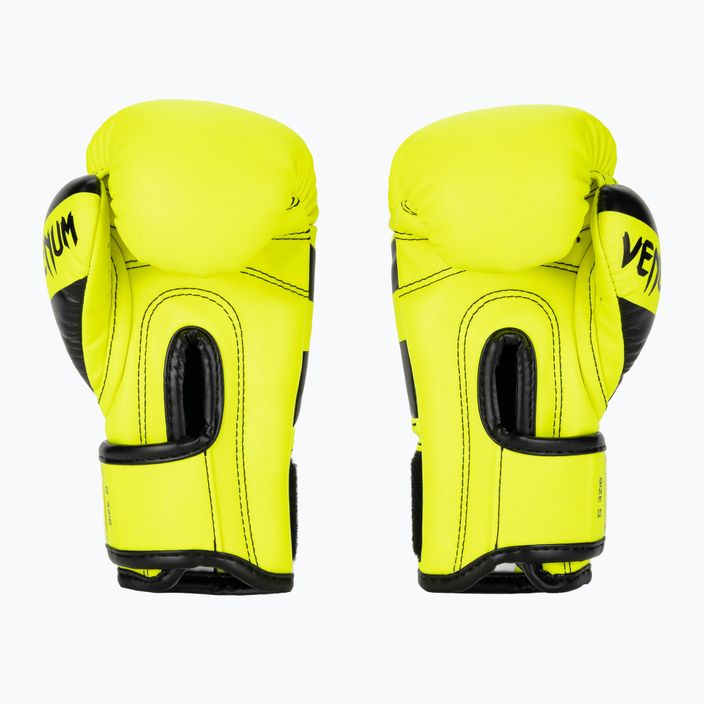 Mănuși de box pentru copii Venum Elite Boxing neo yellow 2