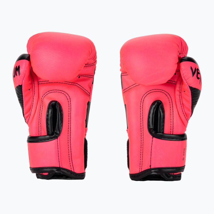 Mănuși de box pentru copii Venum Elite Boxing fluo pink 2