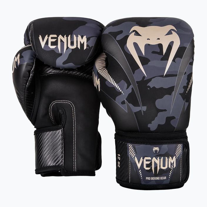 Venum Impact mănuși de box negru-gri VENUM-03284-497 6