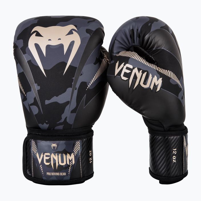 Venum Impact mănuși de box negru-gri VENUM-03284-497 7