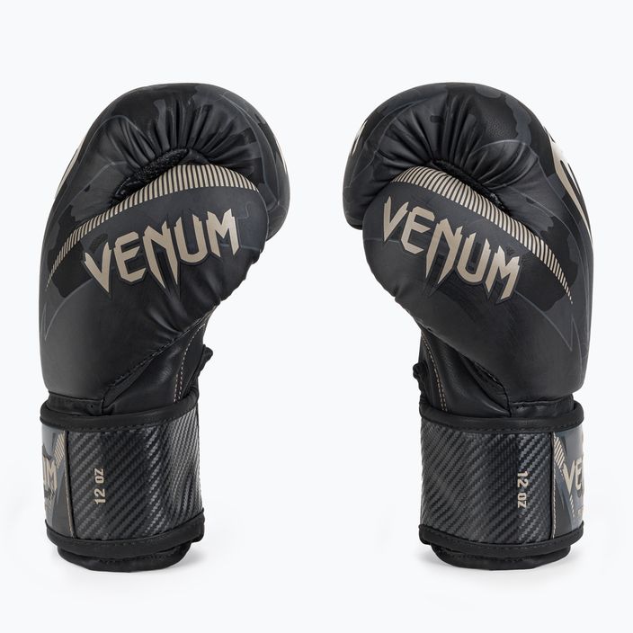 Venum Impact mănuși de box negru-gri VENUM-03284-497 4