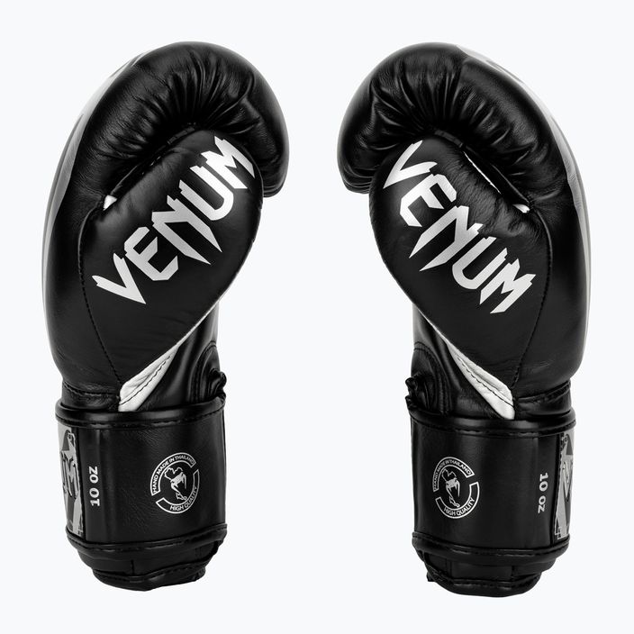 Venum Giant 3.0 negru și argintiu mănuși de box 2055-128 3