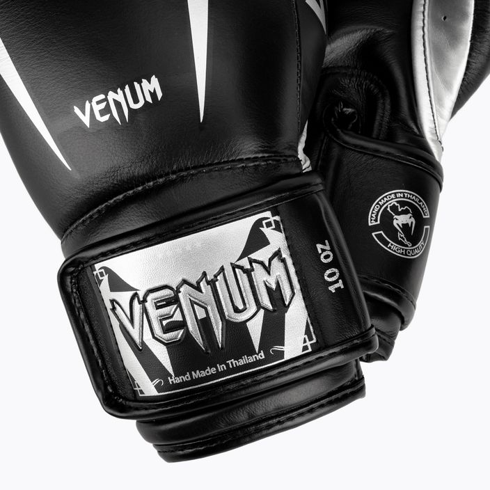 Venum Giant 3.0 negru și argintiu mănuși de box 2055-128 5