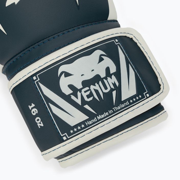 Venum Elite mănuși de box alb-albastre și albe 1392 8