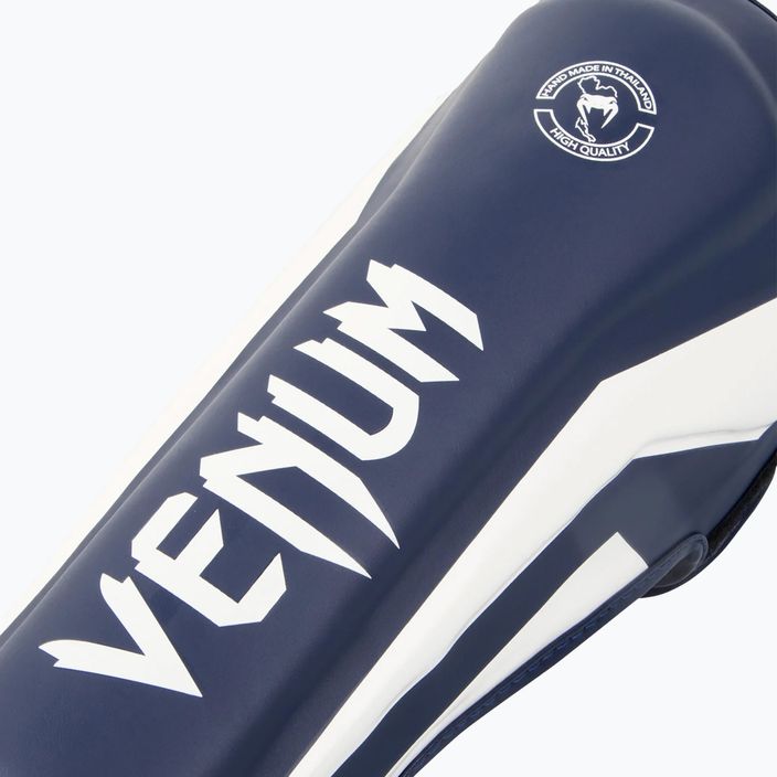 Protecții de tibie Venum Elite Standup white/navy blue 2