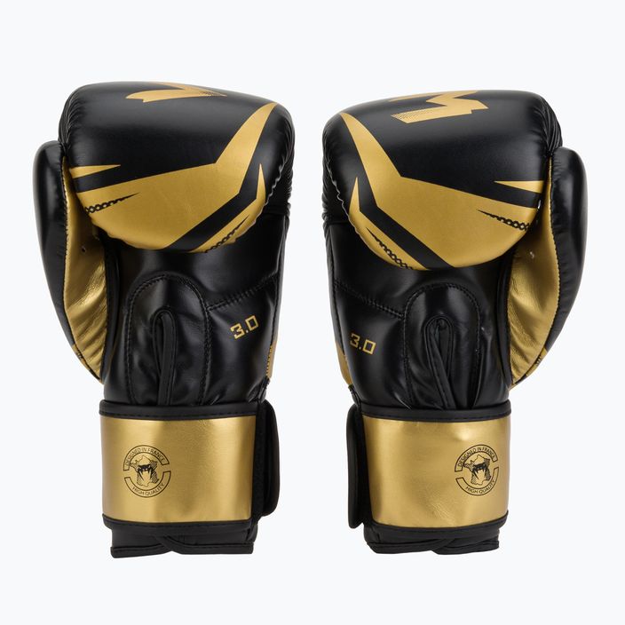 Venum Challenger 3.0 mănuși de box pentru bărbați negru și auriu VENUM-03525 4