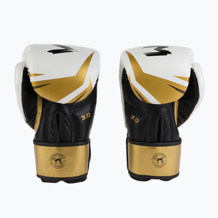 Venum Challenger 3.0 mănuși de box alb și auriu 03525-520 2