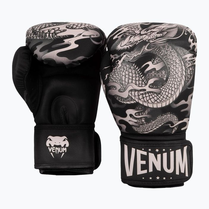 Mănuși de box Venum Dragon's Flight black/sand 5