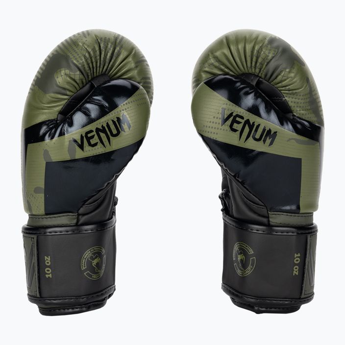 Mănuși de box Venum Elite khaki camo 3