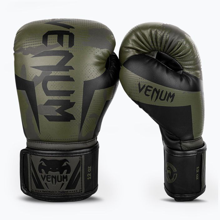 Mănuși de box Venum Elite khaki camo 6