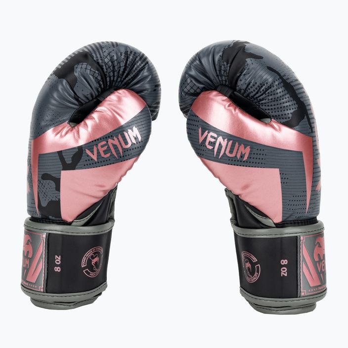 Venum Elite mănuși de box pentru bărbați negru și roz 1392-537 3