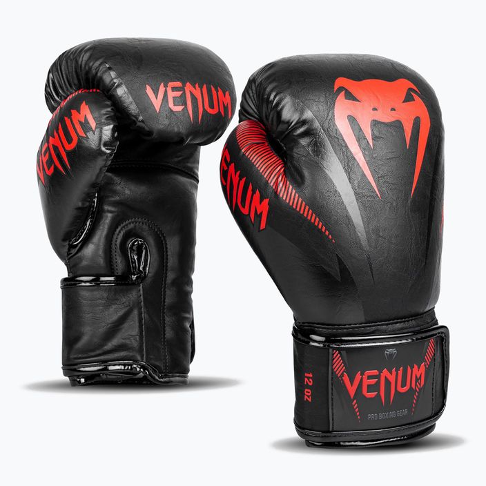 Venum Impact mănuși de box negru VENUM-03284-100-10OZ 8