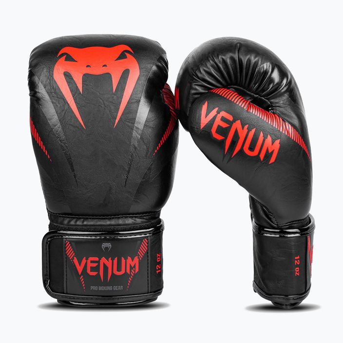 Venum Impact mănuși de box negru VENUM-03284-100-10OZ 9