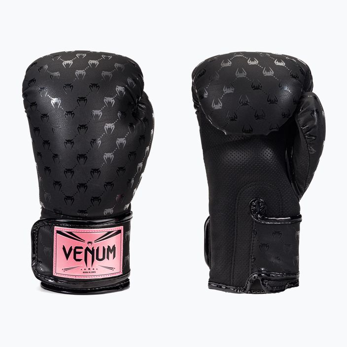 Venum Impact Monogram negru-auriu mănuși de box VENUM-04586-537 3