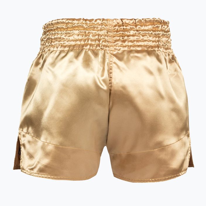 Pantaloni scurți pentru bărbați Venum Classic Muay Thai negru și auriu 03813-449 3