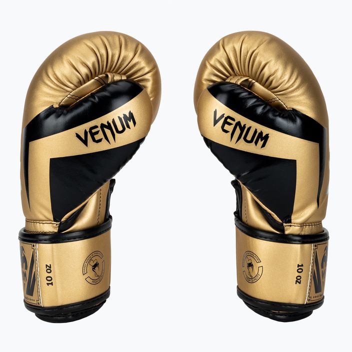 Mănuși de box pentru bărbați Venum Elite aur și negru 1392-449 3