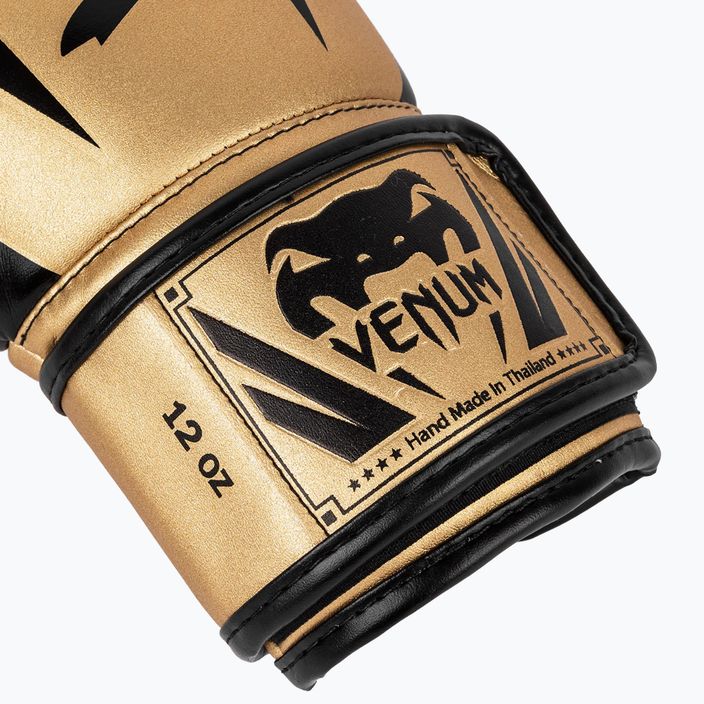 Mănuși de box pentru bărbați Venum Elite aur și negru 1392-449 9