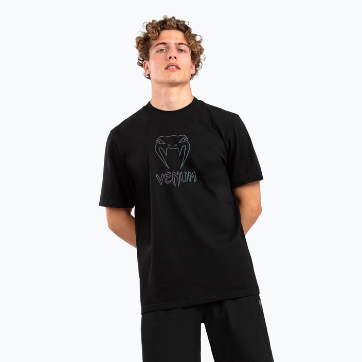 Tricou reflectorizant Venum Classic negru/negru pentru bărbați Venum Classic 4