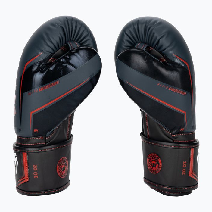 Mănuși de box Venum Elite Evo navy/black/red 3