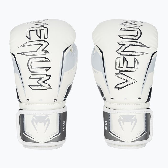 Mănuși de box Venum Elite Evo grey/white