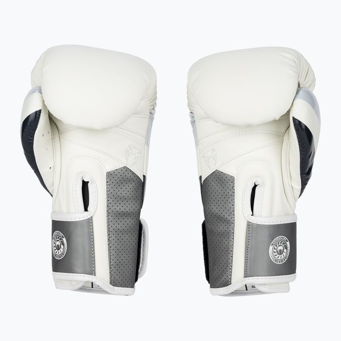 Mănuși de box Venum Elite Evo grey/white 2