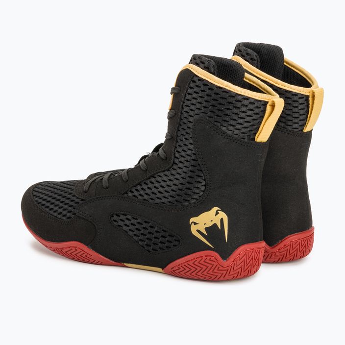 Venum Contender Boxing cizme negru/aur/roșu/roșu 3